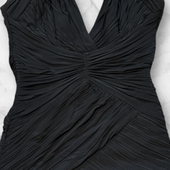 ✅BCBG Maxazaria  Rauched Black Dress - Picture 2 of 16